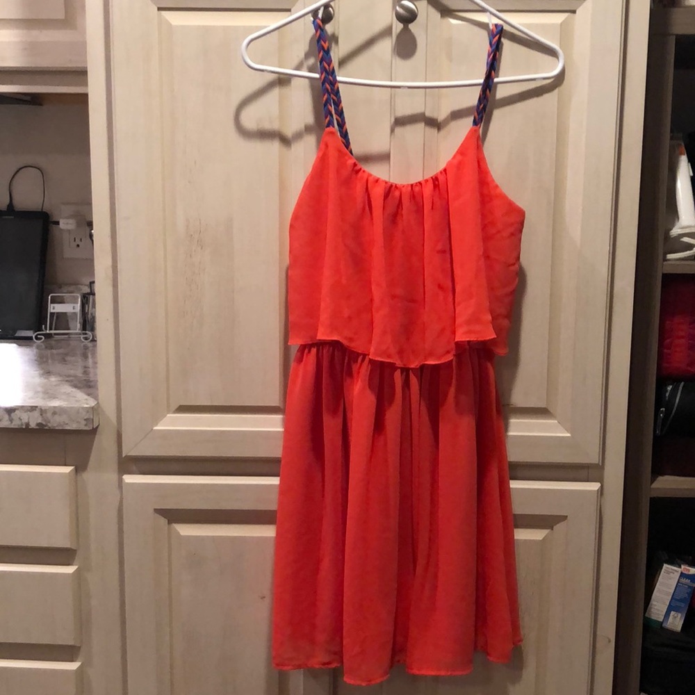 Super Cute Coral Sz. S Formal Dress EUC